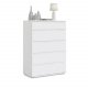 TVILUM Nova  Kommode - Hvid Komposittr, (107x76)