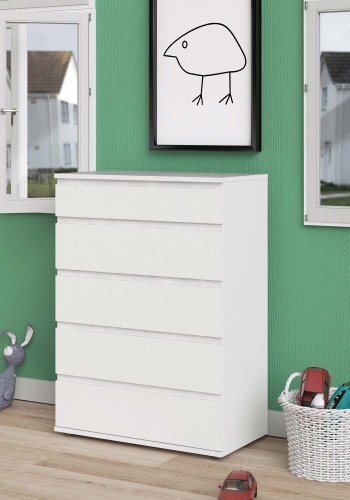 TVILUM Nova  Kommode - Hvid Komposittr, (107x76)