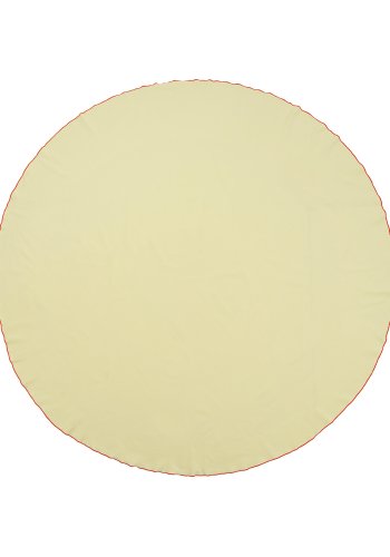 BROSTE COPENHAGEN Wilhelmina dug, rund - lysegul bomuld (200)