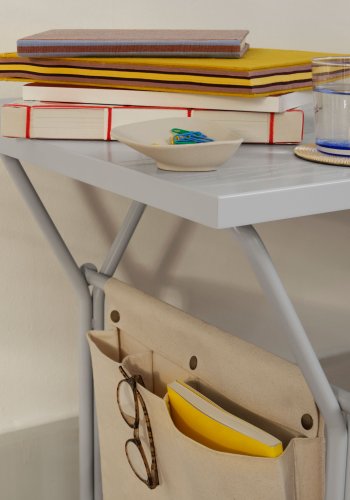 BROSTE COPENHAGEN Berit lomme til skrivebord - off white bomuld