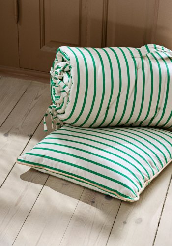 BROSTE COPENHAGEN Franca udendrs pudebetrk, kvadratisk - harvest gold bomuld (50x50)