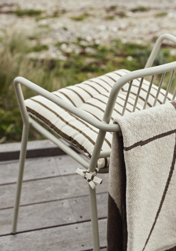 BROSTE COPENHAGEN Franca udendrs siddehynde, rektangulr - knguru brun bomuld (44x42)