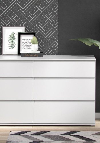 TVILUM Nova  Kommode - Hvid Komposittr, (84x50)