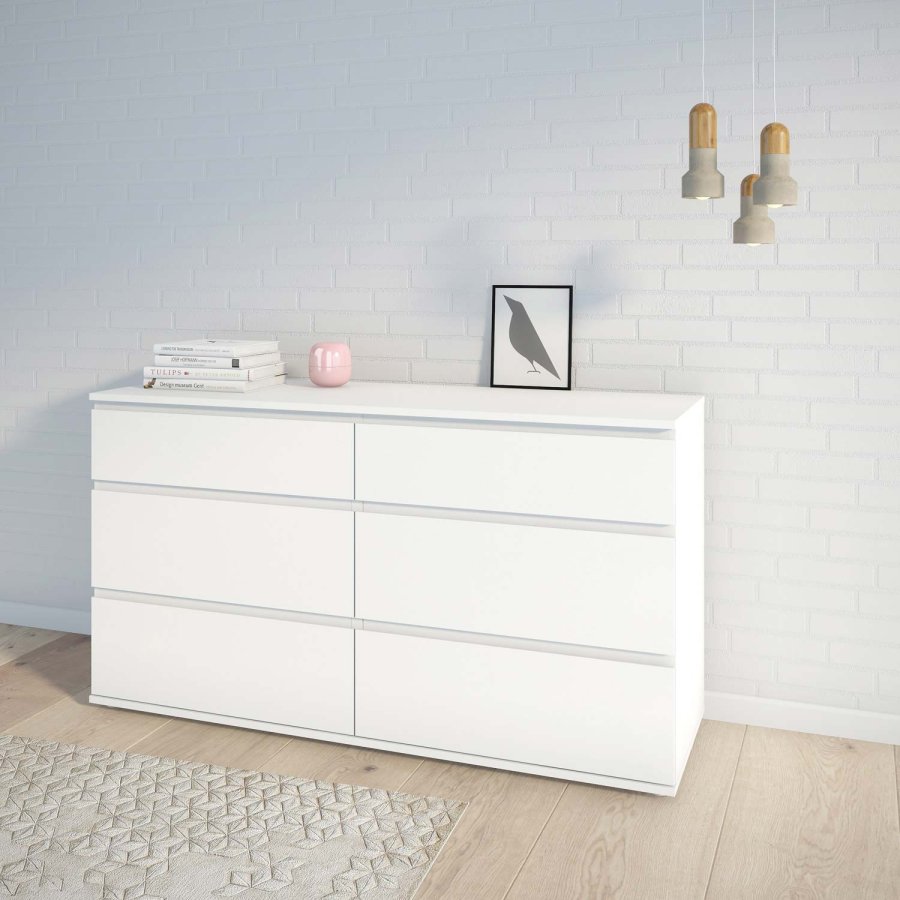 TVILUM Nova  Kommode - Hvid Komposittr, (84x50)