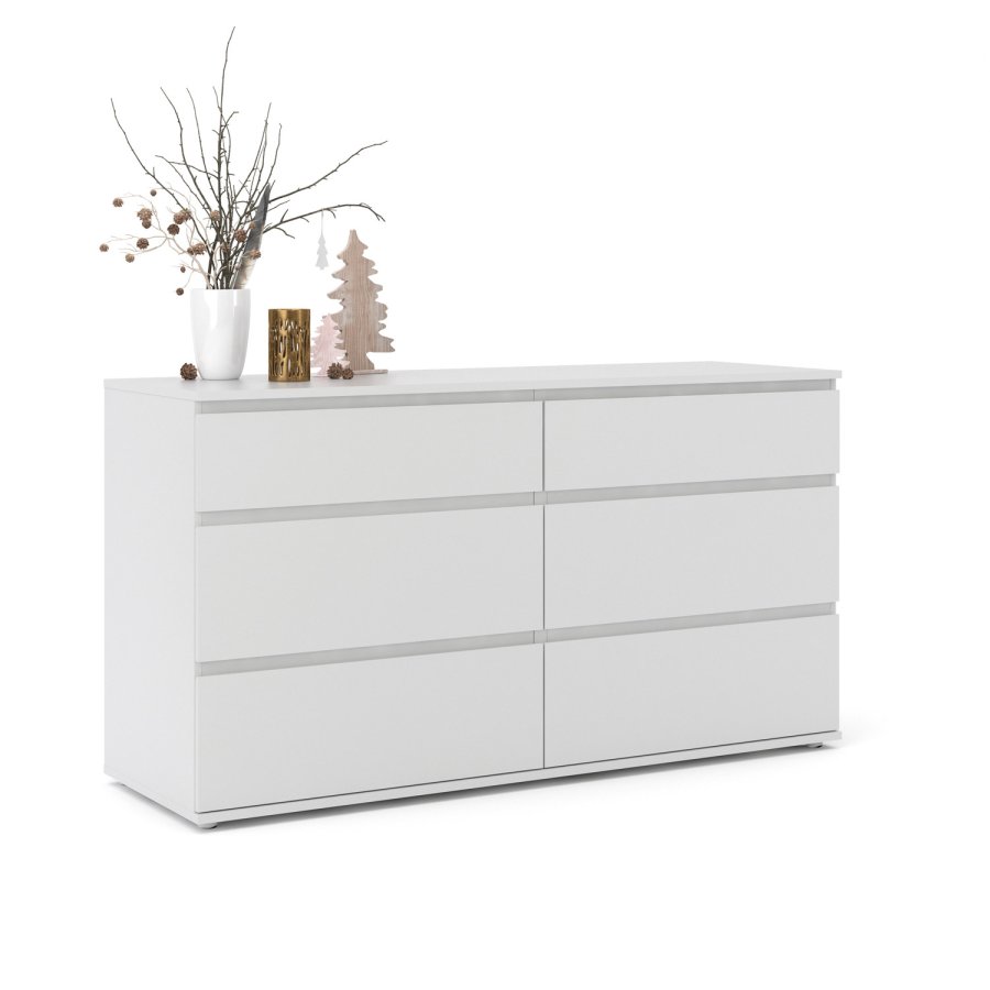 TVILUM Nova  Kommode - Hvid Komposittr, (84x50)