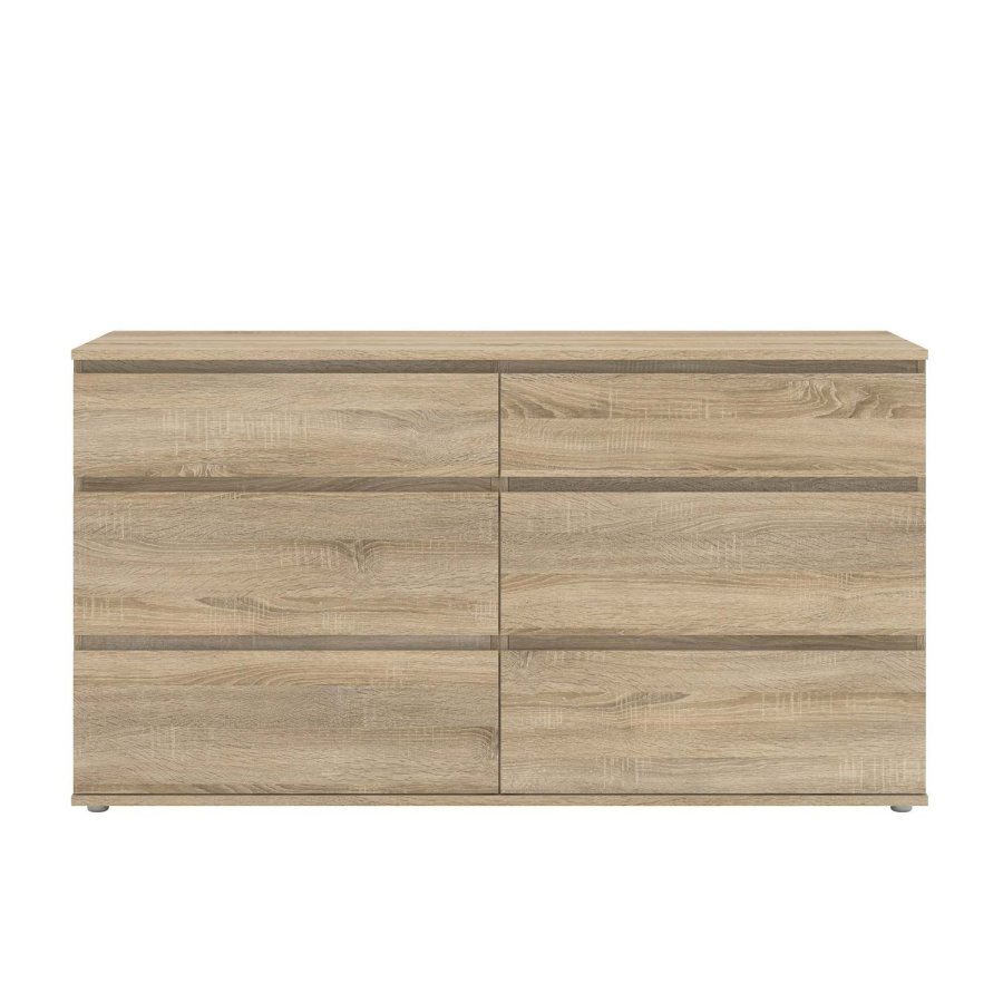 TVILUM Nova  Kommode - Naturfarvet Komposittr, Eg struktur, (84x50) 