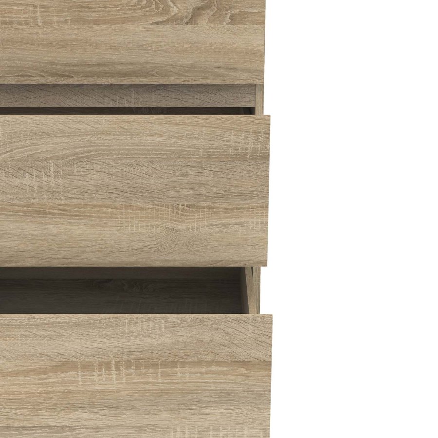 TVILUM Nova  Kommode - Naturfarvet Komposittr, Eg struktur, (84x50) 