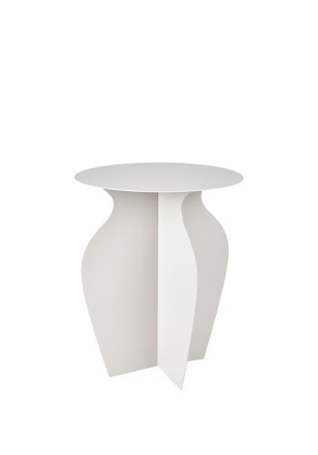 BROSTE COPENHAGEN Urna sidebord, rund - rainy day gr jern (35)