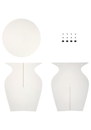 BROSTE COPENHAGEN Urna sidebord, rund - rainy day gr jern (35)