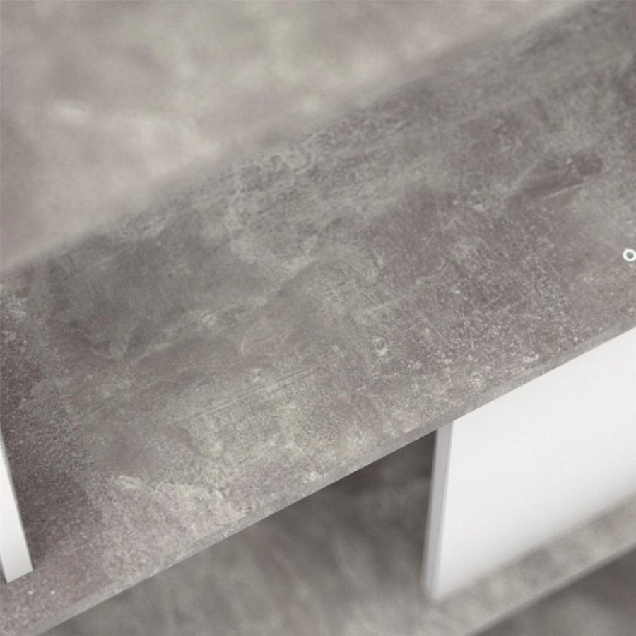 TVILUM Maze bogreol - gr/hvid folie og plast