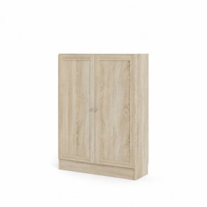 TVILUM Basic bogkasse, m. 2 lger - egetrsfarvet folie