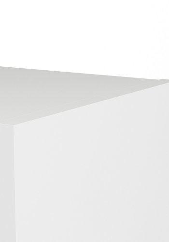 TVILUM Basic reol - hvid, m. 2 lger og 4 hylder 