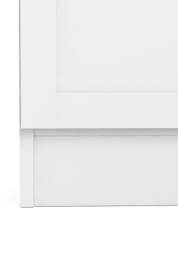 TVILUM Basic reol - hvid, m. 2 lger og 4 hylder 