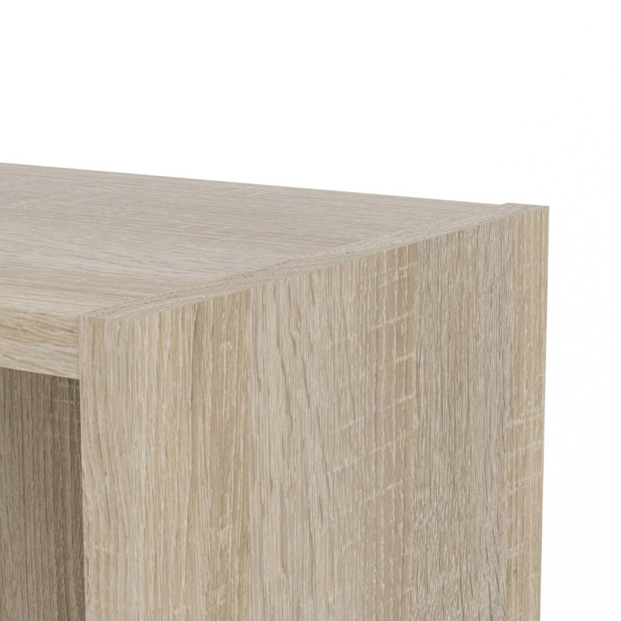 TVILUM Basic bogkasse - egetrsstruktur, m. 4 hylder 