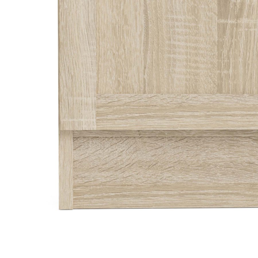 TVILUM Basic bogkasse - egetrsstruktur, m. 4 hylder 