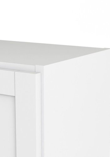 TVILUM Basic reol - hvid, m. 1 lge og 2 hylder 