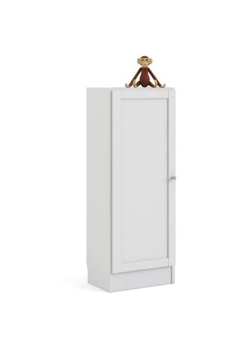 TVILUM Basic reol - hvid, m. 1 lge og 2 hylder 