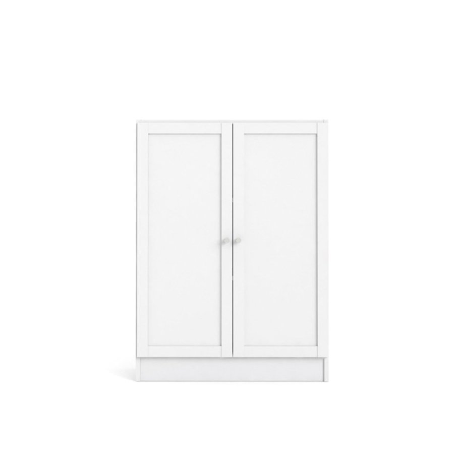 TVILUM Basic reol - hvid, m. 2 lger og 2 hylder 