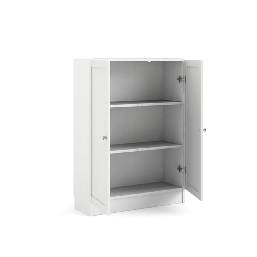 TVILUM Basic reol - hvid, m. 2 lger og 2 hylder 