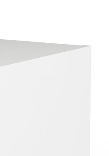 TVILUM Basic reol - hvid, m. 1 lge og 4 hylder 