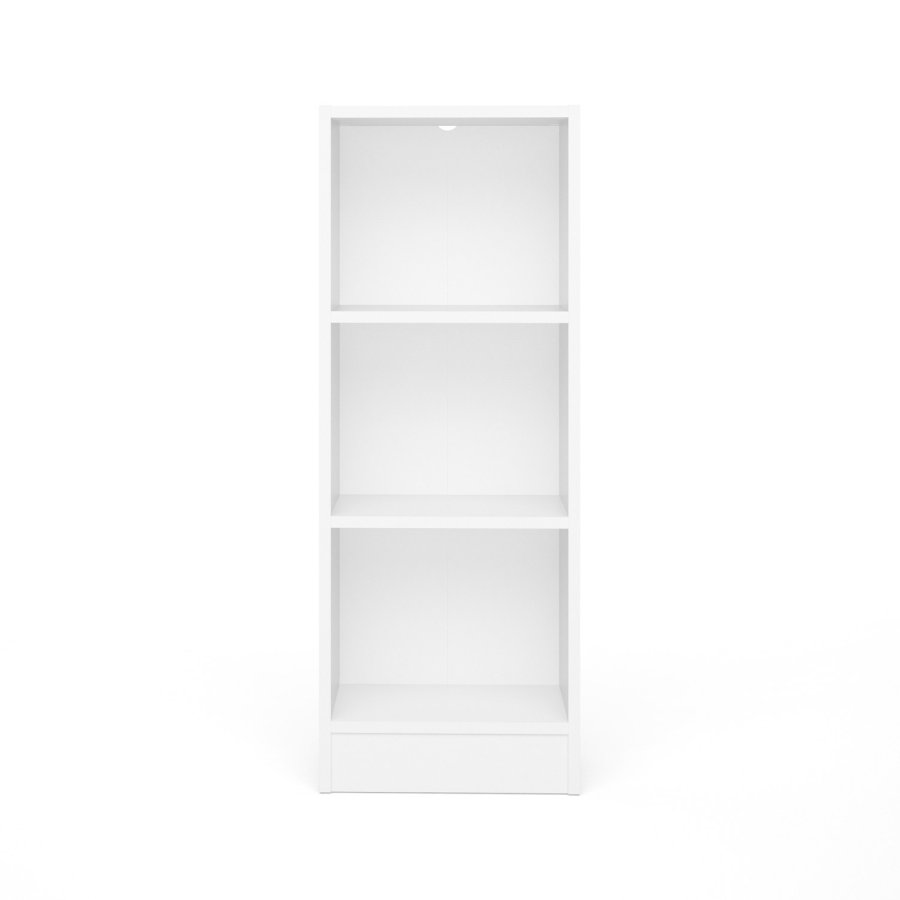 TVILUM Basic bogkasse - hvid, m. 2 hylder 