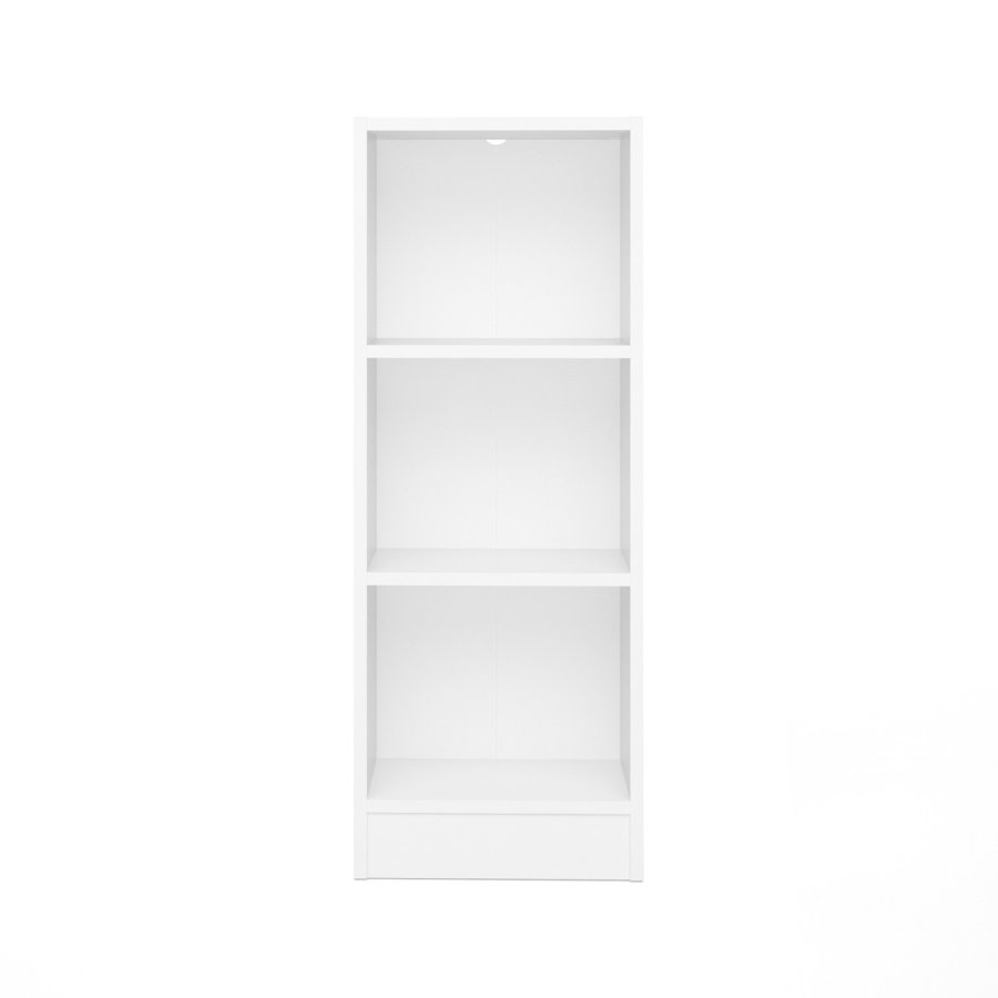 TVILUM Basic bogkasse - hvid, m. 2 hylder 