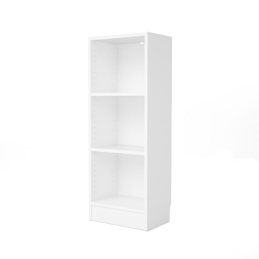 TVILUM Basic bogkasse - hvid, m. 2 hylder 