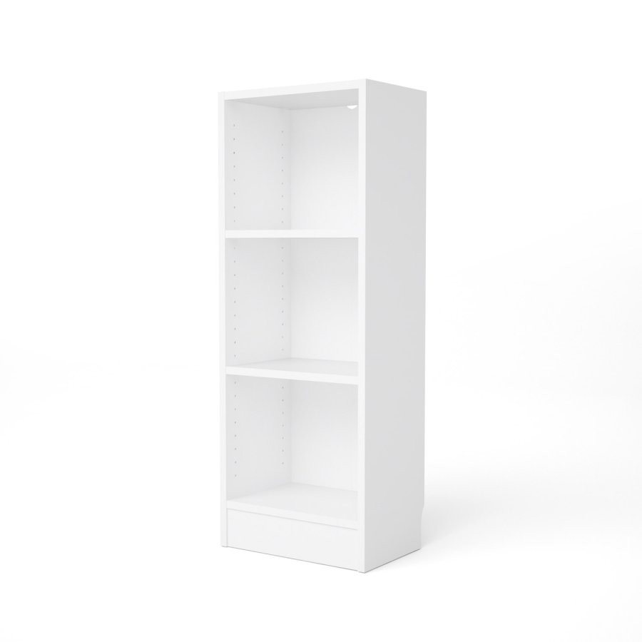 TVILUM Basic bogkasse - hvid, m. 2 hylder 