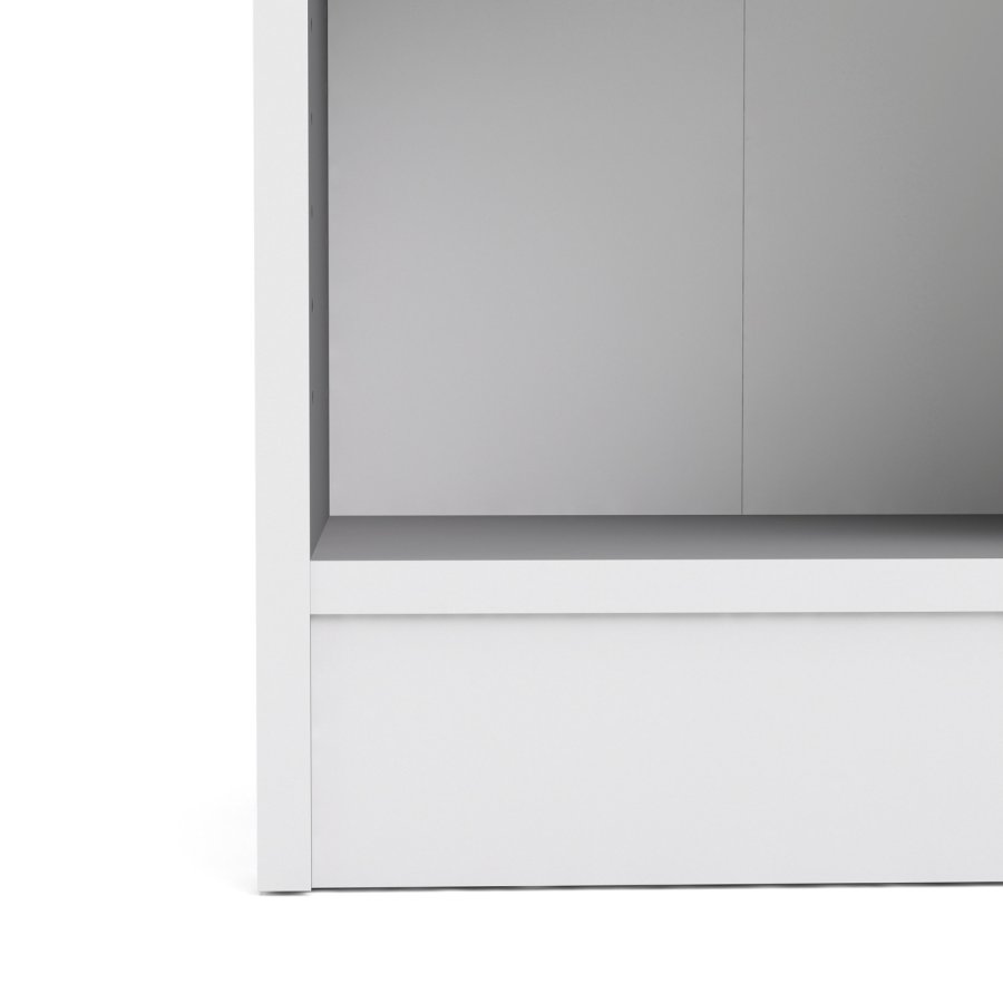 TVILUM Basic bogkasse - hvid, m. 4 hylder