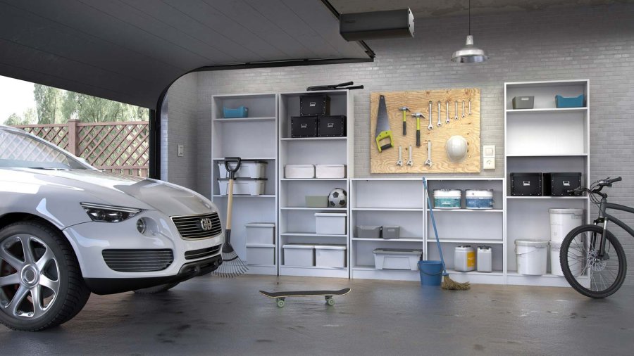 TVILUM Basic bogkasse - hvid, m. 2 hylder