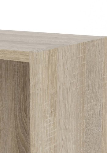 TVILUM Basic bogkasse - egetrsstruktur, m. 4 hylder 