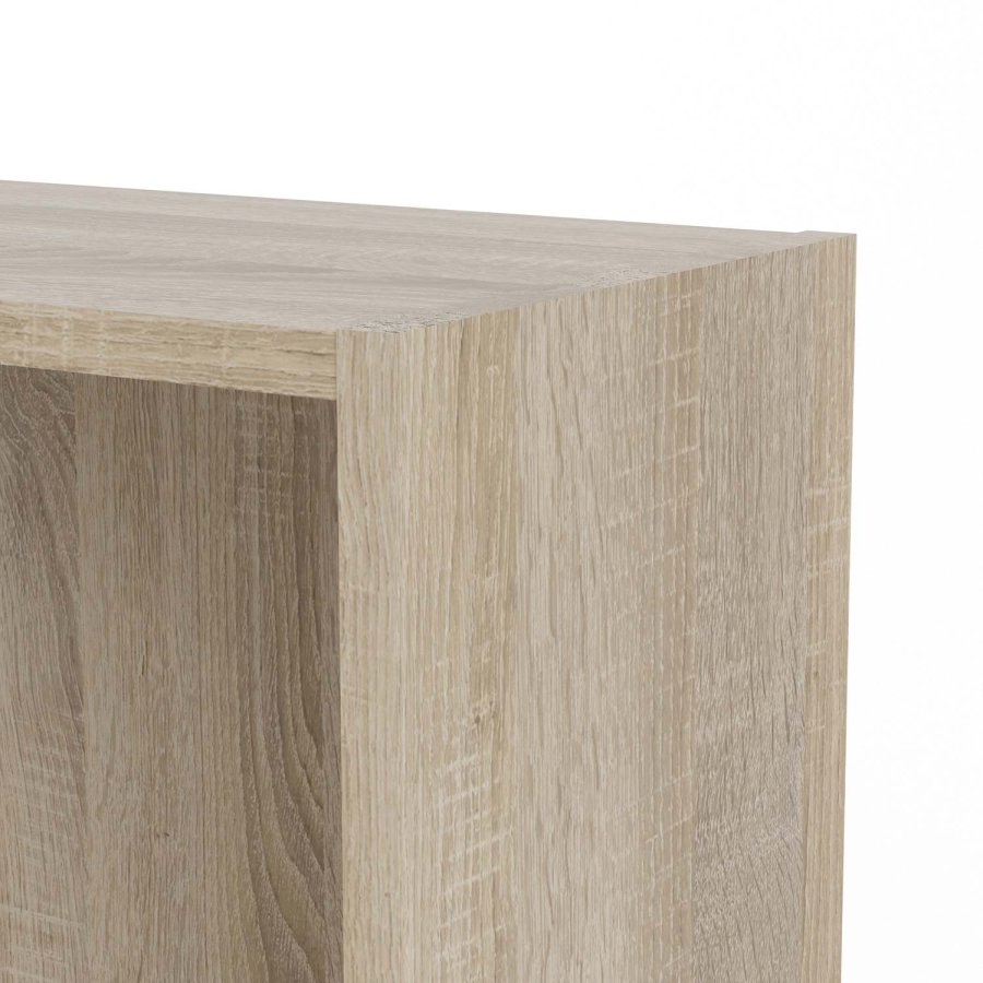 TVILUM Basic bogkasse - egetrsstruktur, m. 4 hylder 