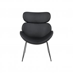 ACT NORDIC Cazar lnestol - sort kunstlder/metal 