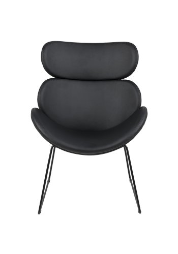 ACT NORDIC Cazar lnestol - sort kunstlder/metal 