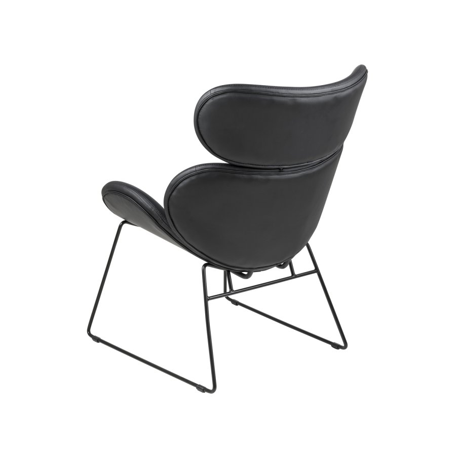 ACT NORDIC Cazar lnestol - sort kunstlder/metal 