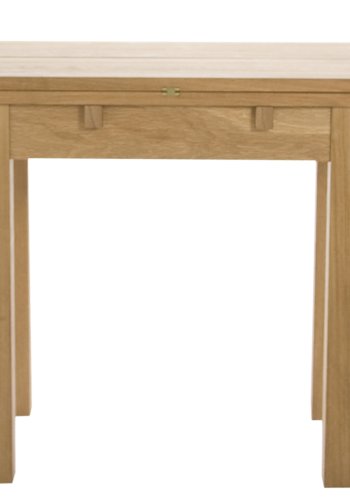 ACT NORDIC Kenley foldebord - natur tr, m. udtrk (100x45)