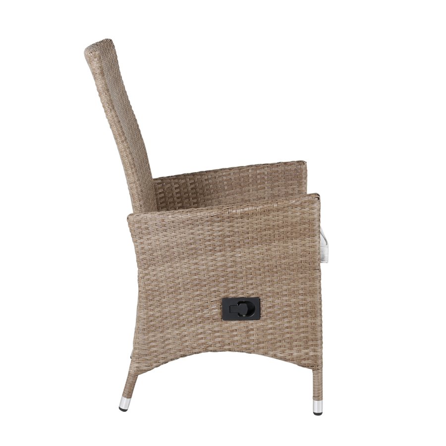 VENTURE DESIGN Padova - Recliner - Nature Wicker/nature cushion
