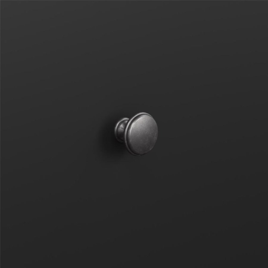 TVILUM North dobbeltkommode med 6 skuffer, mat sort, 163,3 x 51,6 x 88,2 cm