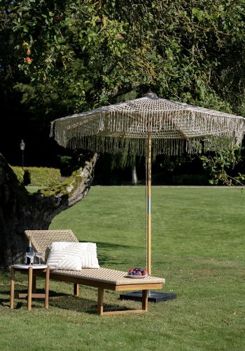 HOUSE NORDIC  Derby Solseng - Solseng, teak/polyrattan, natur