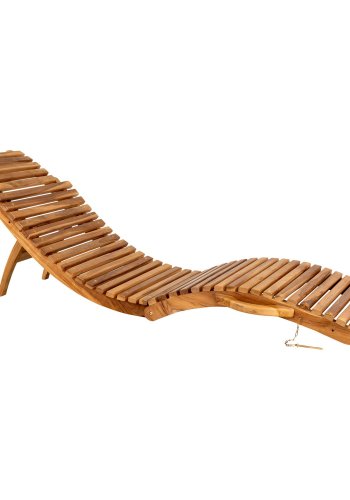 HOUSE NORDIC Arrieta solvogn - natur teaktr (185x56)