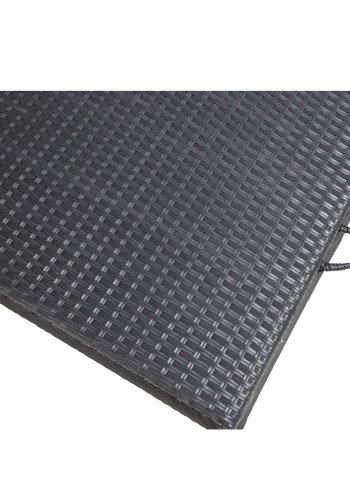 VENTURE DESIGN rektangulr London udendrs hyndeboks - sort rattan og stl 