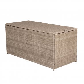 VENTURE DESIGN rektangulr London udendrs hyndeboks - natur rattan og stl 