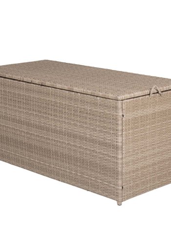 VENTURE DESIGN rektangulr London udendrs hyndeboks - natur rattan og stl 