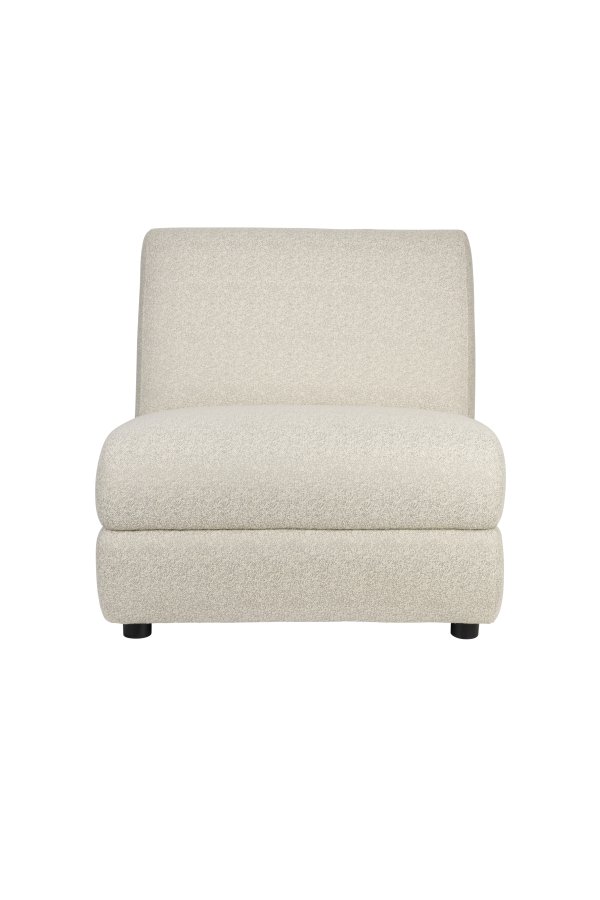 ZUIVER Mississippi udendrs loungestol - beige olefin fiber/polyester