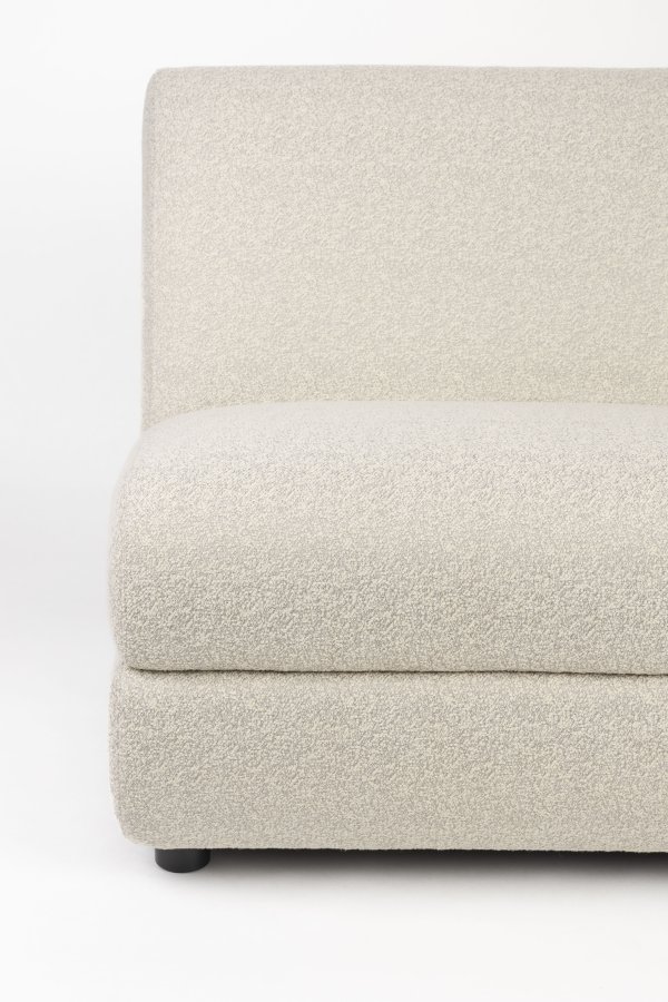 ZUIVER Mississippi udendrs loungestol - beige olefin fiber/polyester