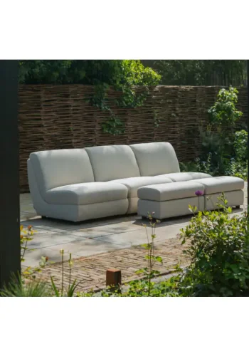 ZUIVER Mississippi udendrs loungestol - beige olefin fiber/polyester