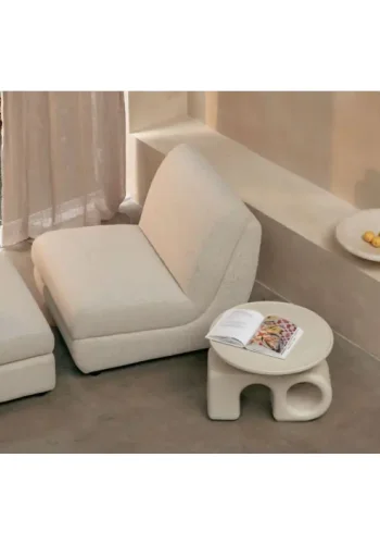 ZUIVER Mississippi udendrs loungestol - beige olefin fiber/polyester