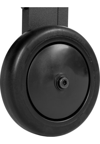 HOUSE NORDIC Serveringsvogn, aluminium/nonwood, sort, 3 hylder