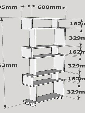 NORDVÄRK Blok Bogreol, Hvid