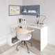 NORDVÄRK Gelincik arbejdsbord, hvid